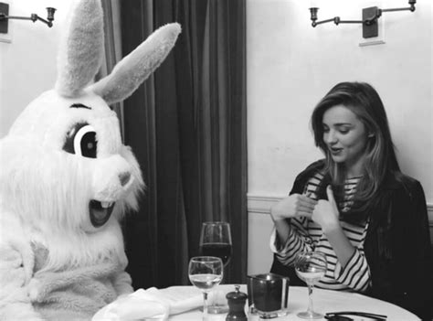 Miranda Kerr Is The Sexiest Easter Bunny Ever In Lingerie And Bunny