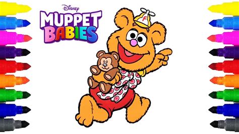 Fozzie Bear Muppet Babies Coloring Pages Muppet Babies Coloring Pages