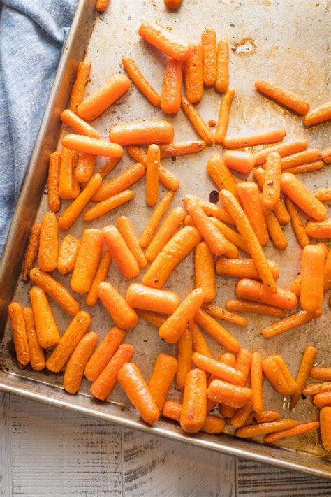 Roasted Baby Carrots 5 Minutes Prep Nourish And Fete