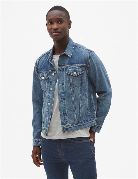 Buy Gap Men Blue Icon Denim Jacket