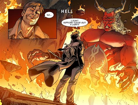 Trigon Owns Part Of Constantine’s Soul (Injustice Gods Among Us