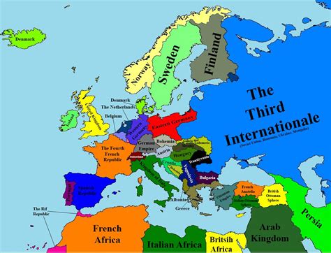 Alternate History Map Of Europe In 1936 R Imaginarymaps