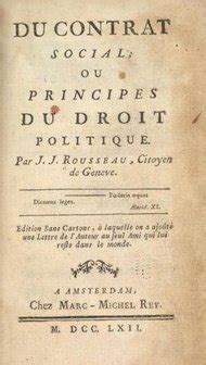 Idea fundamental en la que se basa la obra el contrato social del ginebrino rousseau. Rousseau: Breve análisis de su obra "El Contrato Social ...