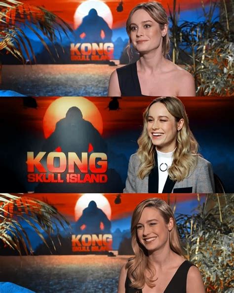Brie In Some Interviews She Did On The Tour For Kong Skull Island