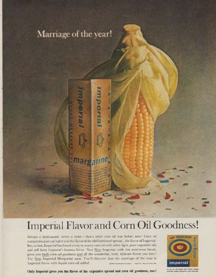 1963 Imperial Margarine Vintage Ad Marriage Of The Year