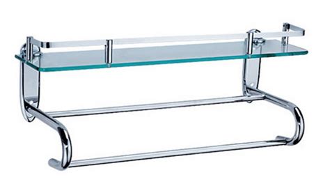 Add function without compromising style with the addition of towel bars and shelves to your bathroom. China Bathroom Glass Shelf With Towel Bar (MB16) - China ...