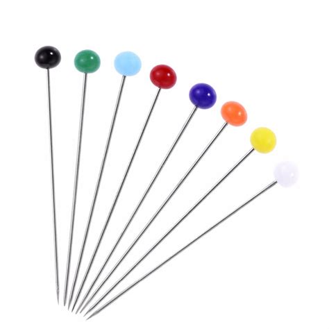 250pcs glass pearlized head pins multicolor sewing pin for diy sewing crafts sewing accessory in