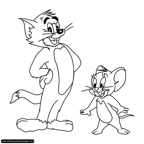 Dibujo De Tom Y Jerry Para Colorear Y Pintar 20289