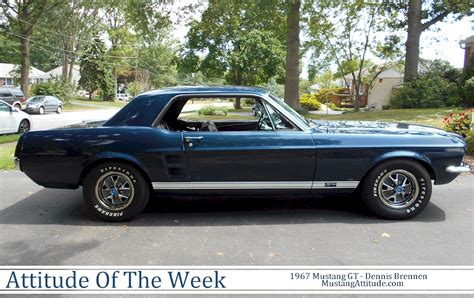 1967 Ford Mustang Nightmist Blue