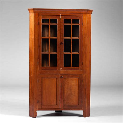 Cherry Corner Cupboard Cowans Auction House The Midwests Most