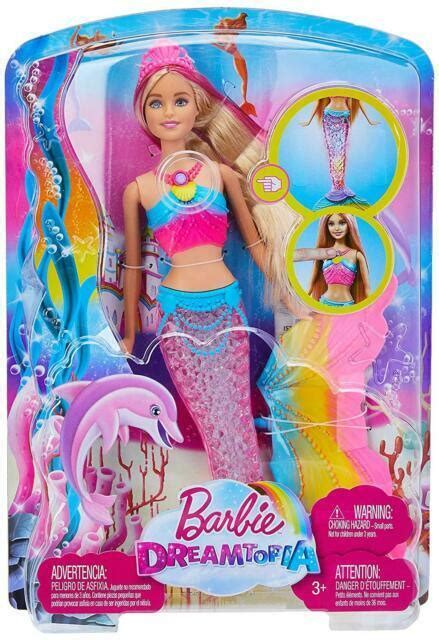 Mattel Dhc40 Gioco Barbie Sirena Arcobaleno Con Luci Acquisti Online Su Ebay