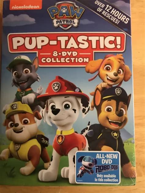 Nickelodeon Paw Patrol Pup Tastic 8 Dvd Collection Brand New Sealed 18