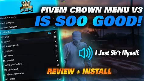 Crown Menu V3 Fivems Best Troll Menu Honest Review And Download Guide