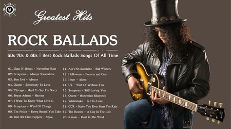 rock ballads greatest hits 60s 70s and 80s best rock ballads songs of all time youtube