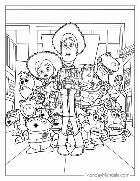 Toy Story Coloring Book Pages