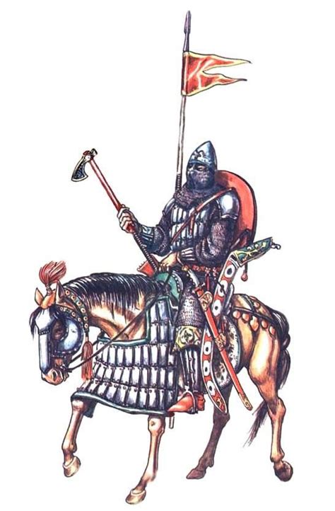 Magyar Cavalry Warriors Illustration Military Costumes Ancient History