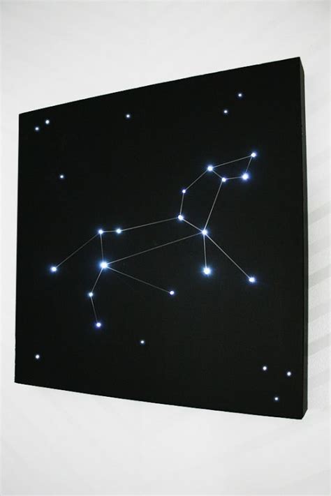 A Lit Up Constellation Light To Add A Stylish Astronomy Touch Silver Sharpie Diy Luminaire