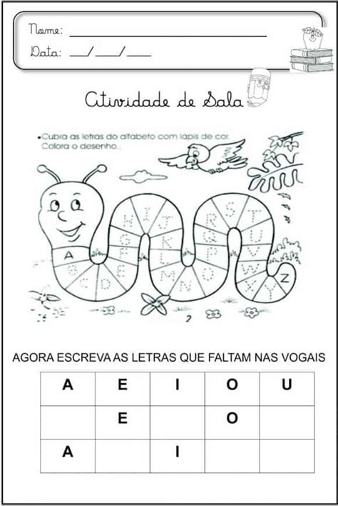 Atividade Para Educação Infantil 5 Anos Blog Ana Giovanna