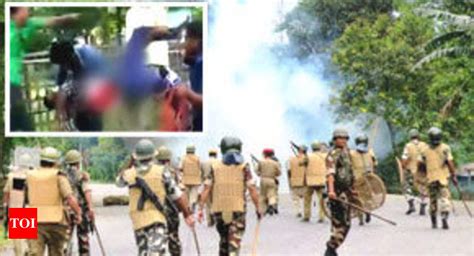 Assam Cops Fire At Mob Trying To Attack Police Station 2 Killed