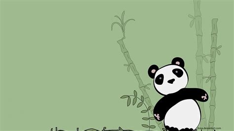 Cute Panda Background Hd Wallpaper Pxfuel