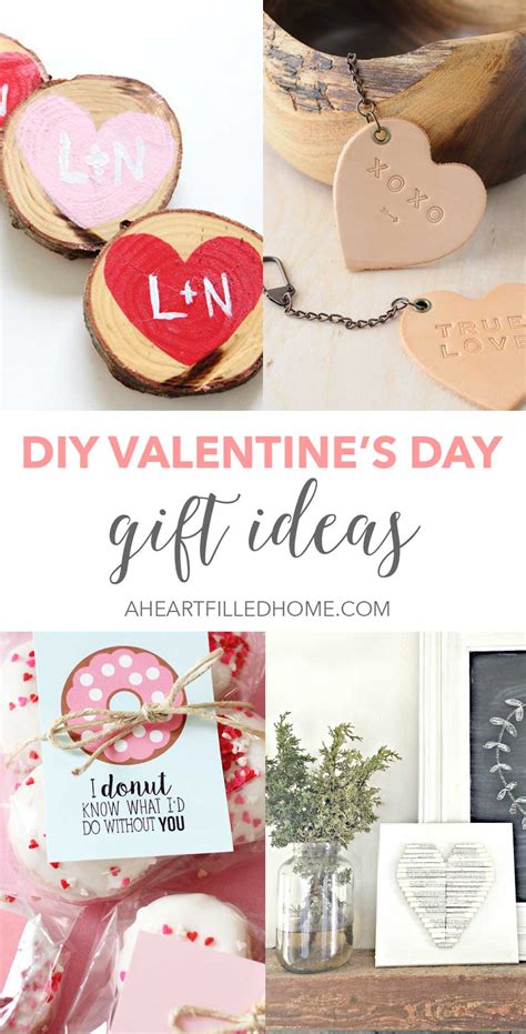 Unique diy valentine's day gifts. DIY Valentine's Day Gift Ideas - A Heart Filled Home | DIY ...