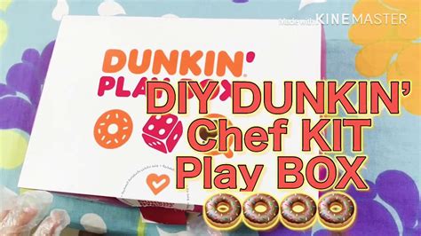 According to the packaging, this is our area of expertise, but today we're call ahead and check with your local dunkin' to see if the kits are available at a store near you. DIY Dunkin' Donut Chef Kit Play Box - YouTube