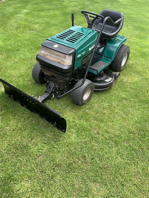 42” Yard Machines Riding Lawn Mower With Plow For Sale In Joliet Il