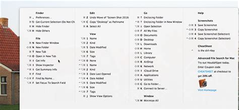 Quickly See All The Keyboard Shortcuts For Any Mac App With Cheatsheet