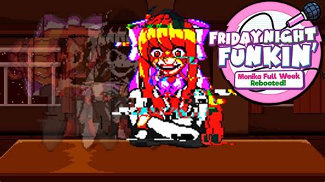 Friday Night Funkin Vs Monika Full Week Rebooted Hard Fnf Mod