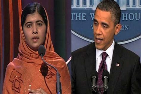 Malala Yousafzai With Barack Obama
