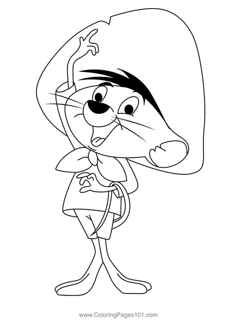 Coloring Pages Speedy Gonzales Cartoons Printable Coloring Pages My
