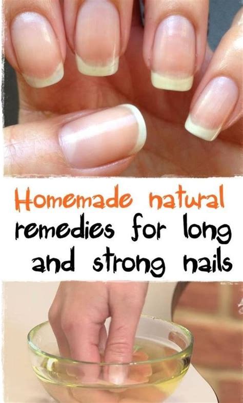 How To Strengthen Your Nails How To Grow Nails Strong Nails Natural Grow Nails Faster
