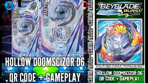 Hollow Doomscizor D Qr Code Gameplay Beyblade Burst Surge App Youtube