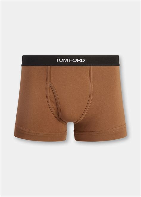 Shop Tom Ford Underwear Nude Cotton Boxer Briefs Harrolds Australia