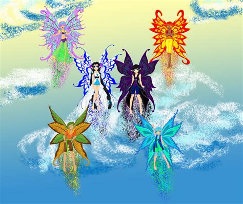 Elemental Fairies By Deathladyshinigami On Deviantart