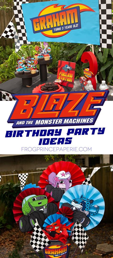 Diy Blaze And The Monster Machines Birthday Party Ideas