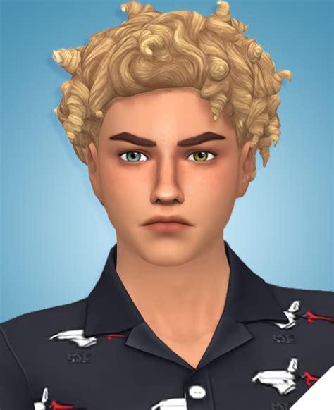 Curly Hair Male Kid Sims 4 Cc Craftjes