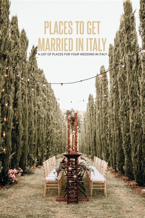 Places to get married in Italy | Getting married in italy, Places to get married, Getting married