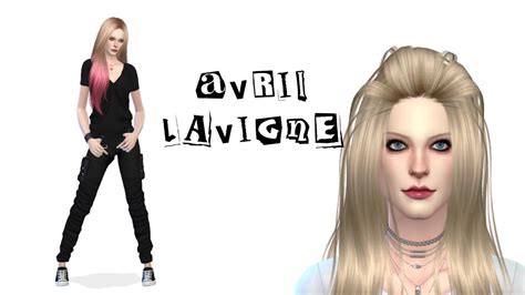 The Sims 4 Avril Lavigne Cc Links Download Youtube