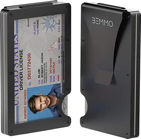 Amazon Com Bemmo Aluminum Metal Card Holder Wallet RFID Blocking With