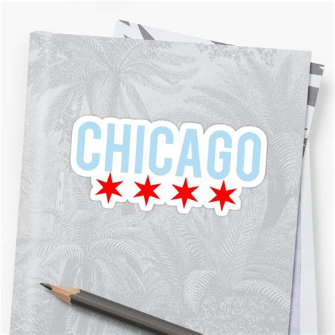 Chicago Stickers By Hashanbacon Redbubble