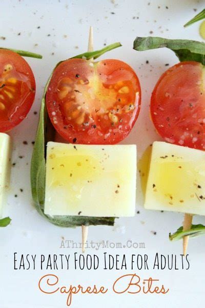 I'm always on the hunt for the best birthday freebies near me, so i compiled this huge list of goodies for you! Easy party Food Ideas For Adults Caprese Bites ~ Finger ...