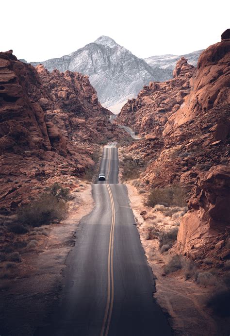 Desolate Desert Road Color Digital Print Unframed & Unmatted | Etsy