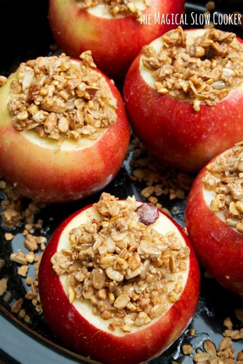 Bring up to high pressure for 45 minutes. Slow Cooker Granola Baked Apples by Sarah | Epicurious ...