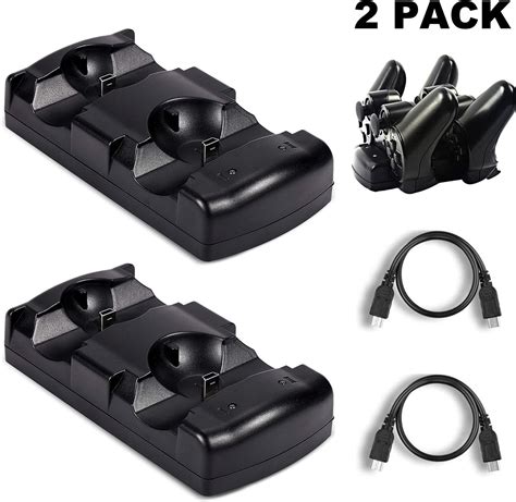 Fpxnb 2 Pack Ps3 Controller Charger Playstation 3 Ps3