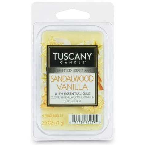 Tuscany Candle Limited Edition Sandalwood Vanilla Wax Melts 6 Pk 25 Oz Ralphs