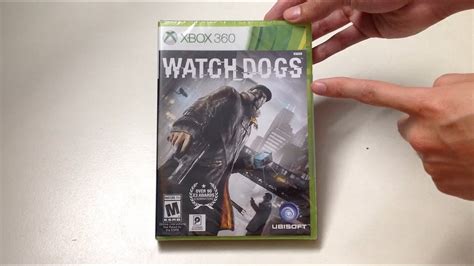 Watch Dogs Xbox 360 Unboxing Youtube