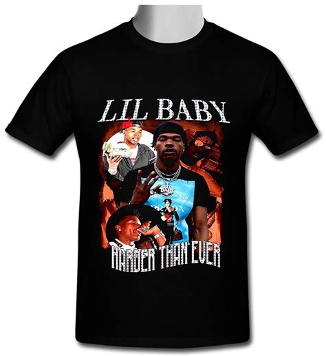 Lil Baby Rapper Black T Shirt Size S To 2xl In T Shirts From Mens