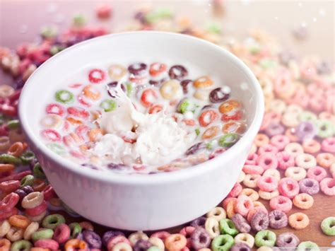 Bowl Of Cereal And Milk Ultra Hd Desktop Background Wallpaper For 4k