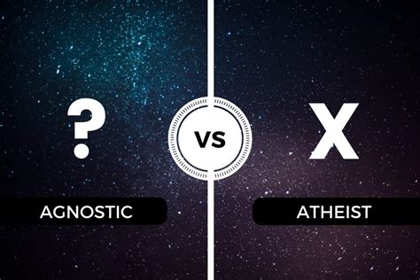 agnostic vs atheist differences between these two outlooks on religion